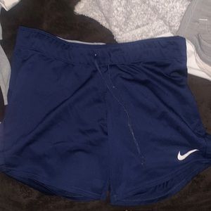 nike dark blue basketball dri fit shorts